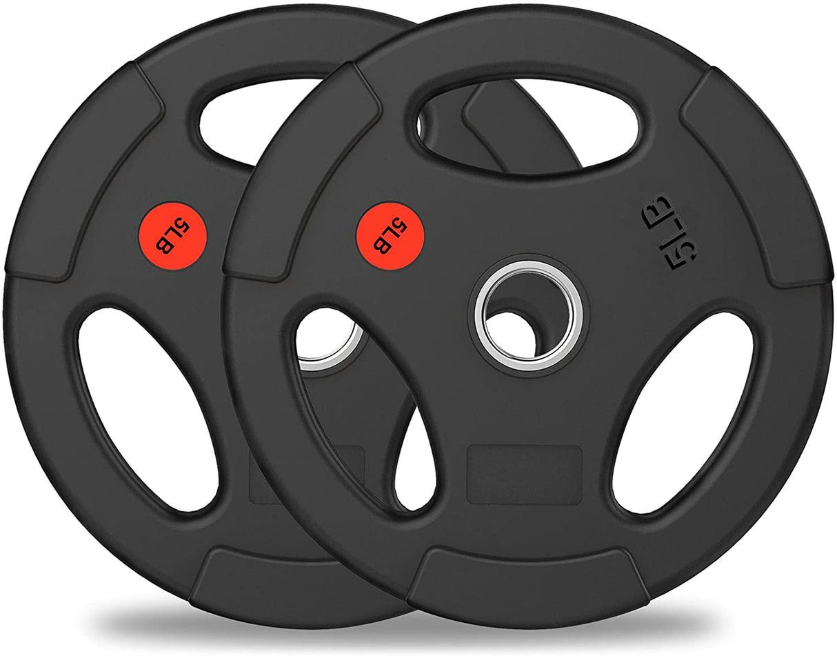 Premium Olympic Plates - Rubber Grip G&G Fitness Equipment Variant(s) - LBWeight 5lbplate_2048x2048_211a1ebd-305a-43c3-a930-46250c896f45