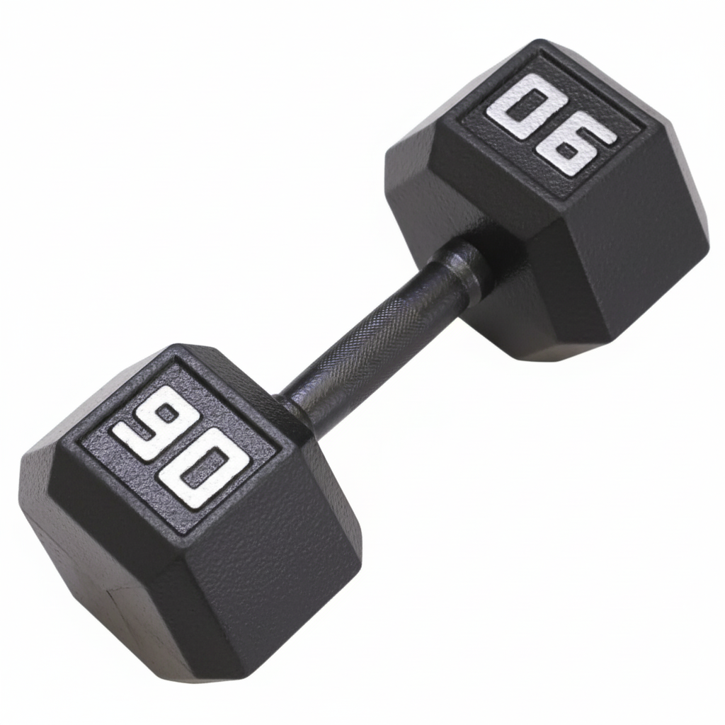 Gronk Cast Hex Dumbbell - Black 90 lb G&G Fitness Equipment Variant(s) - LBWeight 90