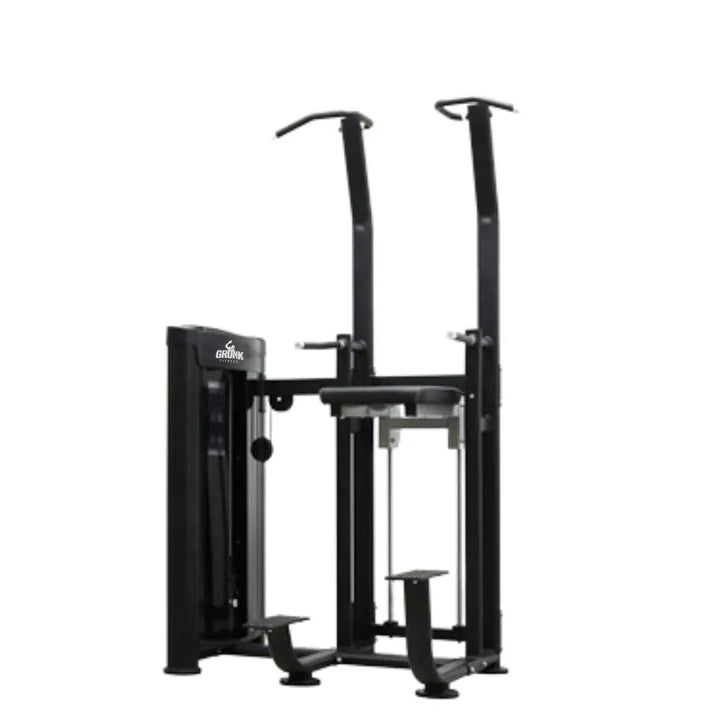 Gronk Fitness Selectorized Assisted Chin/Dip Combo Gronk Fitness Products Selectorized, single stack, assembly required NewLogo_720x_4e77cacd-b08e-4d9e-9873-c3cd709727f5