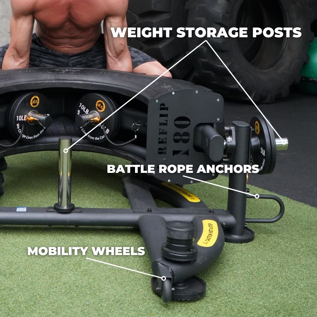 The ABS Company TireFlip 180® System G&G Fitness Equipment Miscellaneous strength accessories, push up bars, chin up bars, trx, gym rings TF180_Carousel_Image_4_8e57a442-aa19-4484-a737-c990ed0be79a