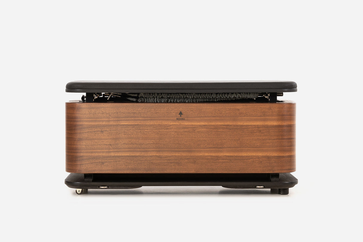NOHRD StepBox - Fitness Box Walnut NOHrD Aerobics; aerobic step, HR straps nohrd-stepbox-walnut-grey