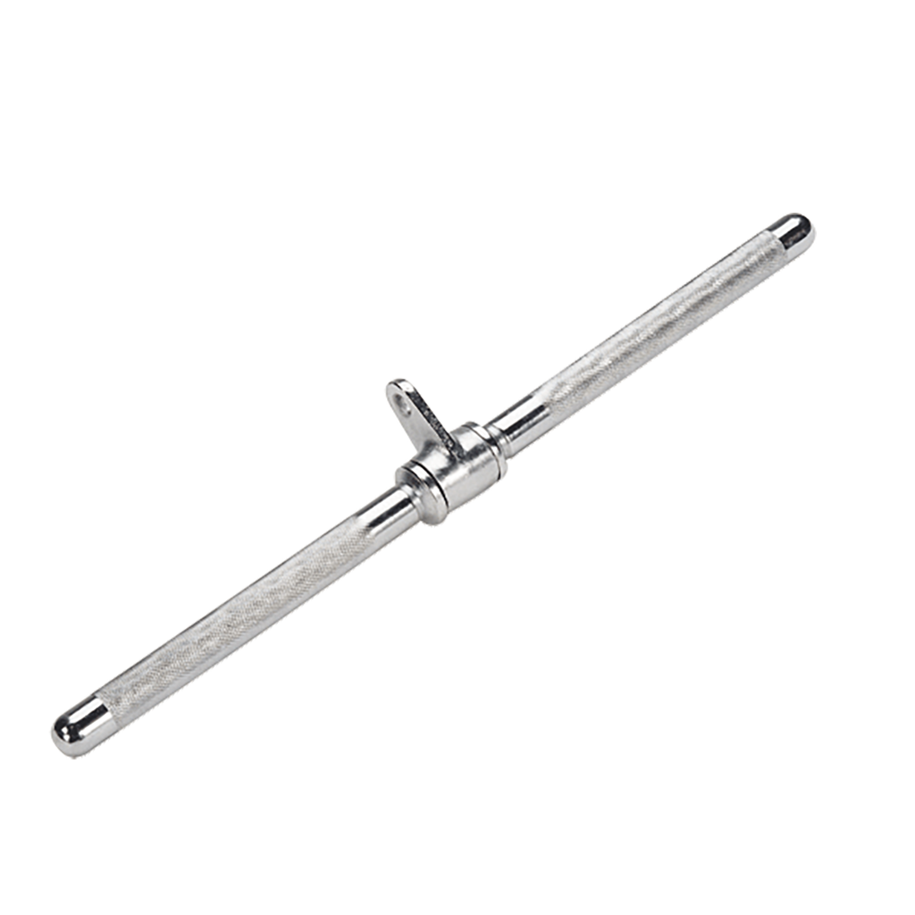 This Revolving Straight Bar was developed by Body-Solid for tricep press downs, straight bar curls, upright rows, pullovers and a variety of other exercises, while providing a smooth motion and versatility for use in a wide range of workouts.