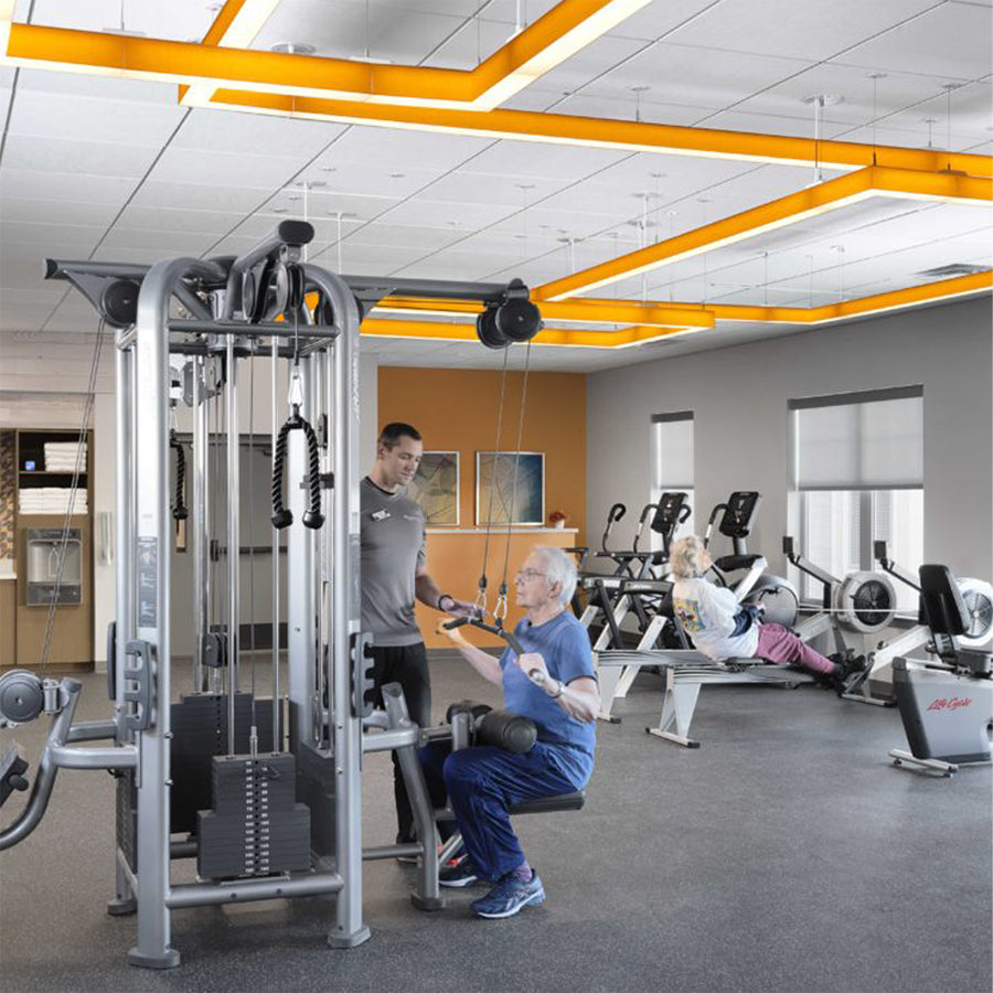 Senior living fitness center