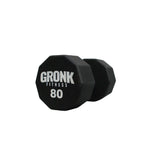 Gronk 10 Sided Urethane Dumbbell 80 lb Gronk Fitness Products Variant(s) - LBWeight 80_fa9f0463-8e54-42fb-9f0f-50f6a985f660