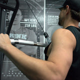 Gronk Fitness Aluminum Lat Bar | Black Gronk Fitness Products Cable attachments AluminumLatPulldownLifestyle_2_720x_a4b310ab-c45e-4fbe-9f7d-3afb82dc5978