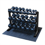 Body Solid 3 Tier Dumbbell Rack (Black)