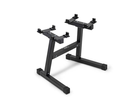 SMRTFT NÜOBELL Stand - Double Leg (Black) SMRTFT Dumbell racks, power block stand, plate and bar storage, kettlebell racks, ball racks DLBS_3