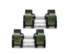 NÜOBELL 50lb Adjustable Dumbbell Set