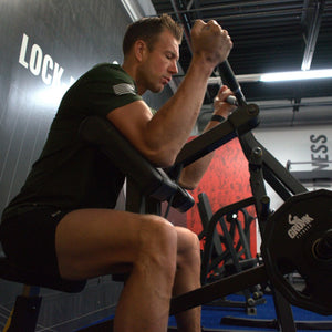 Gronk Fitness Plate Loaded Bicep Curl