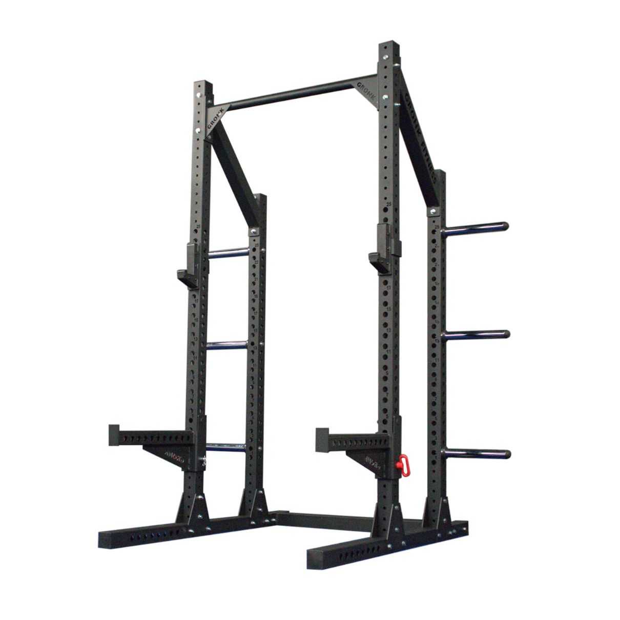 Gronk Fitness Commercial Half Rack Gronk Fitness Products Half rack, power rack or cage, smith, smith add-on Gronk_Fitness_Half_Rack-Side_Profile_White_Background_1800x1800_31d1dbcd-b7c2-4bb2-91fe-4665a0f94670