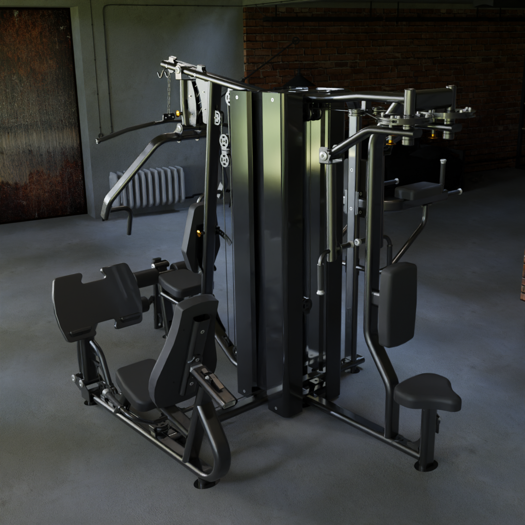IRONAX X4S Four Station Multi-Gym Ironax Extreme Gyms EXM3000LPS, FSF3 IRONAXGYM11_b1fe4081-302b-467f-95a6-3d231fd61ba2