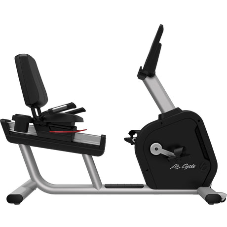 Life Fitness Aspire Recumbent Bike with SL Console, Arctic Silver Life_Fitness_Aspire_Recumbent_Bike_Arctic_Silver_Side_View_1600_1600_1600