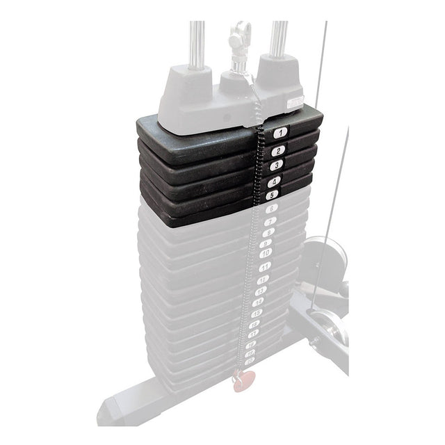 Body Solid - 50lb Selectorized Weight Stack Upgrade Body Solid Accessories; shrouds, pads, heavy stack SP50__95120.1735321478