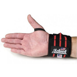 Schiek 12" Wrist Wraps - Black