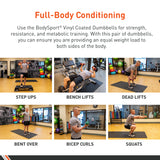 Elivate Body Sport Vinyl Dumbbells Elivate Variant(s) - LBWeight W-BDSVDB-3_fc078a25-113b-4ecd-9897-4151b79dfc54