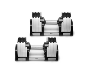 NÜOBELL 50lb Adjustable Dumbbell Set