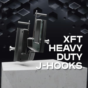 IRONAX XFT Half Rack Kit J-Hooks & Spotter Arms