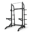 TRUE HALF RACK WITH PLATE HOLDERS MATTE BLACK - Final Stock TRUE Half rack, power rack or cage, smith, smith add-on XFW-8110-35_960