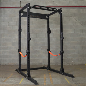 IRONAX XPX Power Rack w/ Slings, Roller J-Cups and J-Hooks