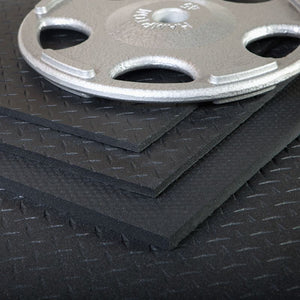 SuperMats MuscleMat 4x6-1/2 Black Mat