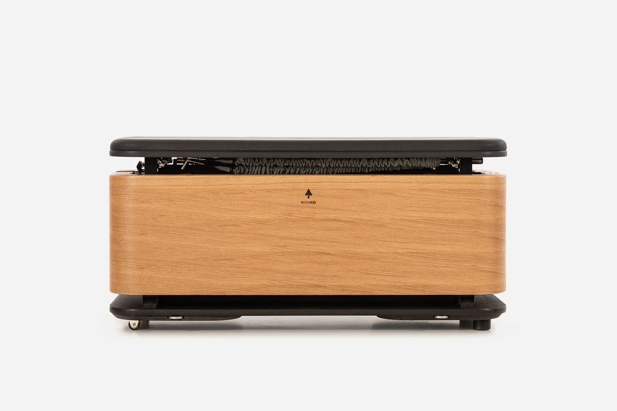 NOHRD StepBox - Fitness Box Oak NOHrD Aerobics; aerobic step, HR straps nohrd-stepbox-oak-grey_1