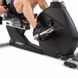 Spirit Fitness CR800 ENT Commercial Recumbent Bike Spirit Bike; Commercial r-f_3-4_pedal_close_jpg_7478d1af-b2b1-478a-834f-055239fac226