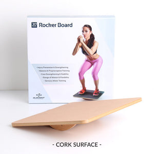 Element Fitness 20" Wooden Rocker Board