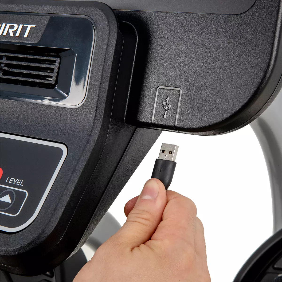 Spirit Fitness CRS800S Recumbent Stepper w/ Swivel Seat - Final Stock Spirit Steppers, recumbent steppers, Heavy , commercial usb_1_2_jpg_3d56655c-eb2b-46fe-af4f-4d12f8f22032