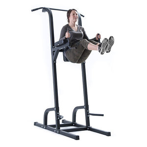 FIT 505 Vertical Knee Raise VKR V2 Perform knee or leg raises to target your abs! Hit the lats, shoulders and arms through wide grip or close grip chin ups. Focus on your chest and arms with push ups & one of the most difficult... dips!