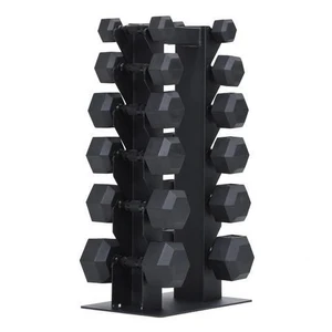 XM Fitness Vertical Dumbbell Rack - Holds 6 Pair